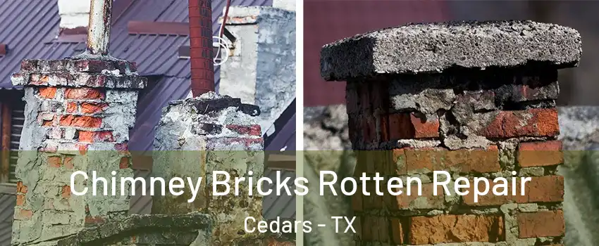 Chimney Bricks Rotten Repair Cedars - TX