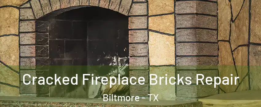 Cracked Fireplace Bricks Repair Biltmore - TX