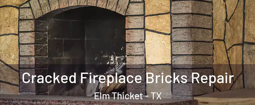 Cracked Fireplace Bricks Repair Elm Thicket - TX