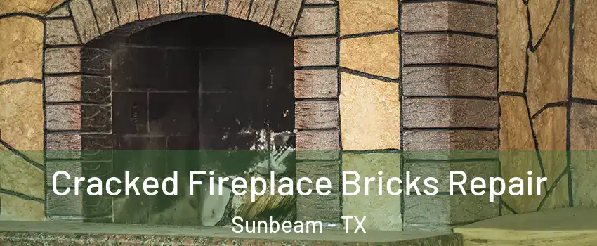 Cracked Fireplace Bricks Repair Sunbeam - TX