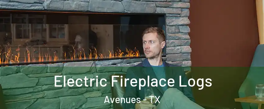 Electric Fireplace Logs Avenues - TX