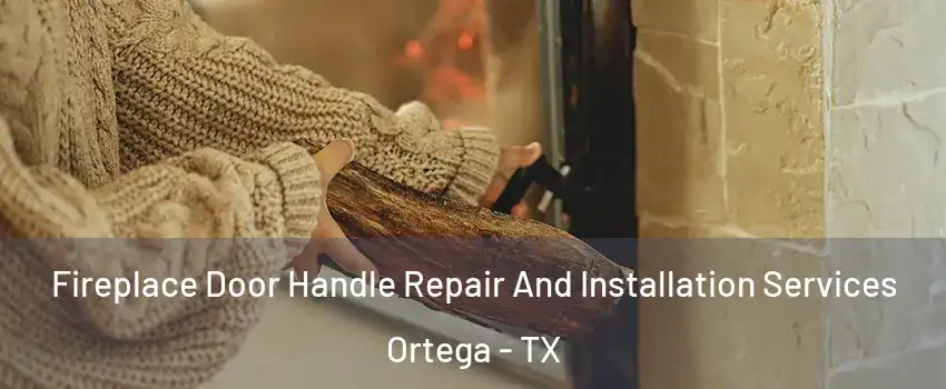 Fireplace Door Handle Repair And Installation Services Ortega - TX