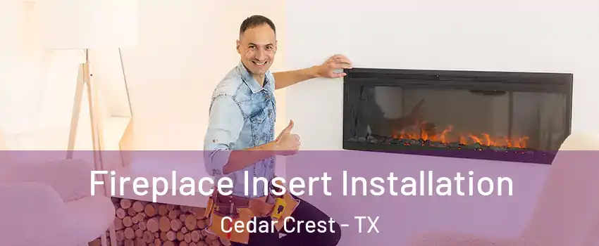 Fireplace Insert Installation Cedar Crest - TX