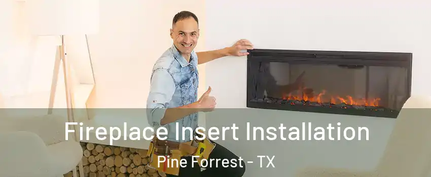 Fireplace Insert Installation Pine Forrest - TX