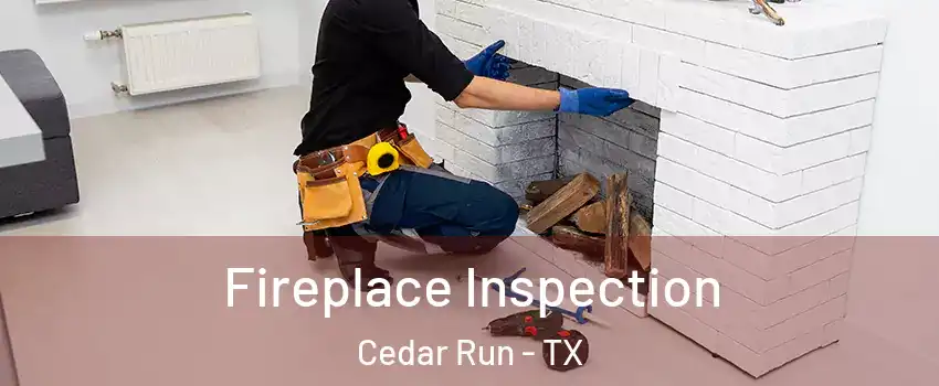 Fireplace Inspection Cedar Run - TX