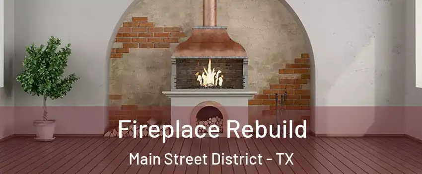 Fireplace Rebuild Main Street District - TX