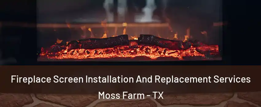 Fireplace Screen Installation And Replacement Services Moss Farm - TX