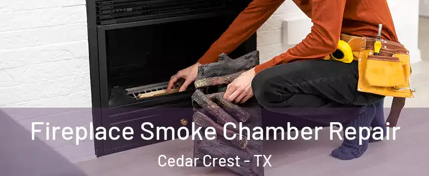 Fireplace Smoke Chamber Repair Cedar Crest - TX