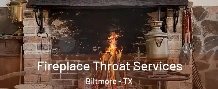 Fireplace Throat Services Biltmore - TX