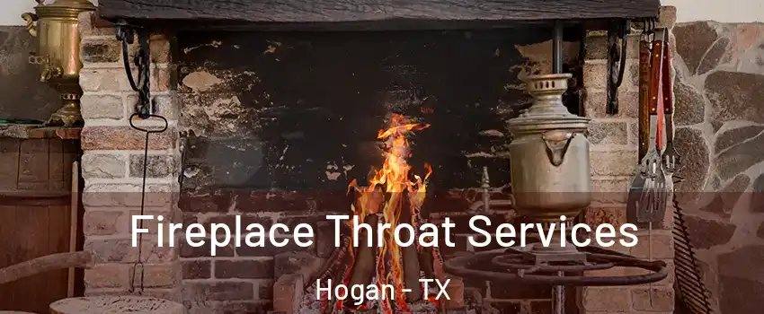 Fireplace Throat Services Hogan - TX