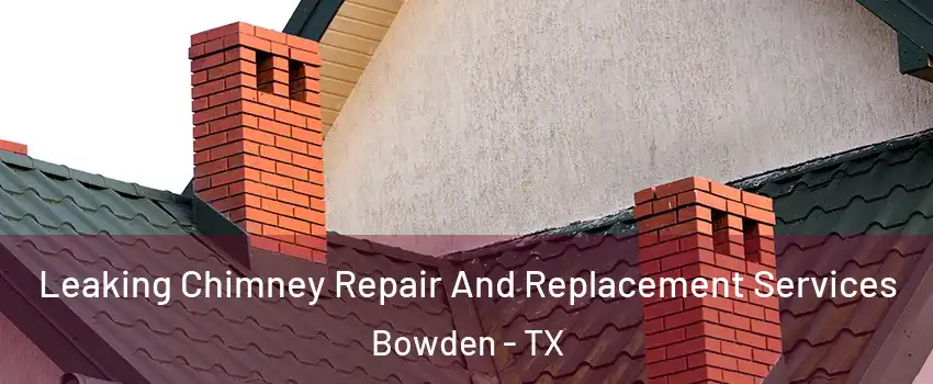 Leaking Chimney Repair And Replacement Services Bowden - TX