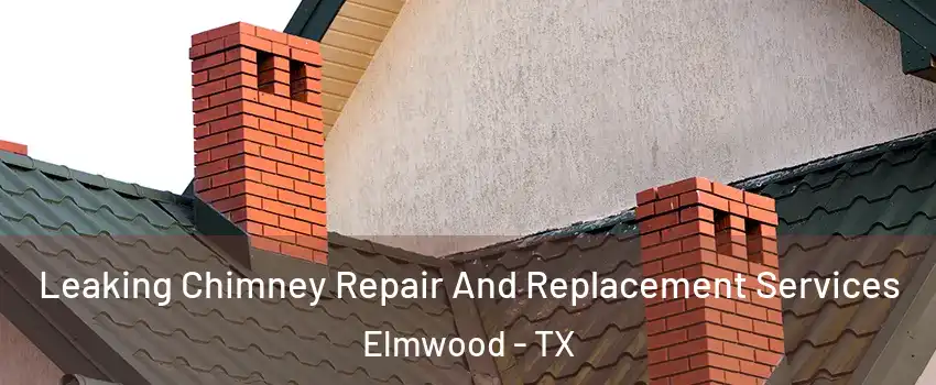 Leaking Chimney Repair And Replacement Services Elmwood - TX