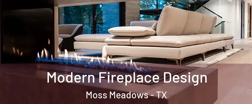 Modern Fireplace Design Moss Meadows - TX