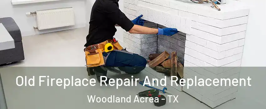 Old Fireplace Repair And Replacement Woodland Acrea - TX