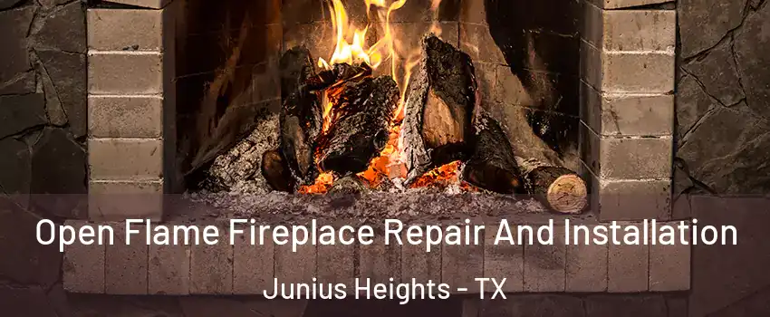 Open Flame Fireplace Repair And Installation Junius Heights - TX